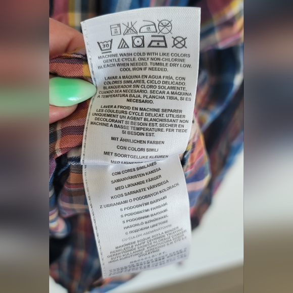 GUESS Men's Dillon Slim Fit Button Down Shirt - Picture 9 of 9